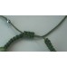 ARMBAND geknoopt GROEN met GROENE 3D kralen 